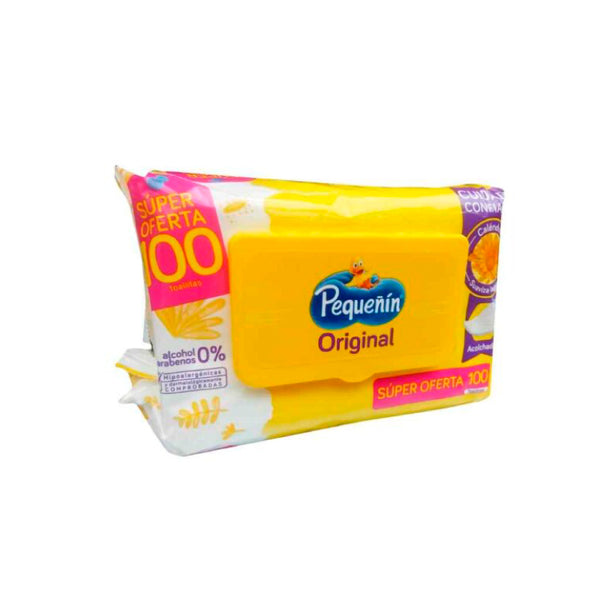 PANITOS HUMEDOS PEQUENIN 100U PRECIO ESP